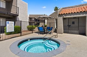 Tucson apartment for rent - hot tub at the enclave at woodbridge apartments in sugar land, tx