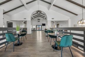 Las Vegas apartment for rent - a dining area with tables and chairs