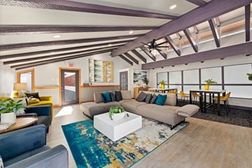 Tempe apartment for rent - a living room with a couch and a table