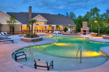 Outdoor kitchen with grills