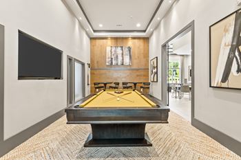Billiards room