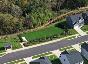 Troutman apartment for rent - A residential area with houses and a street.
