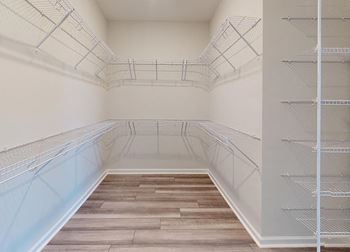 Spacious closets