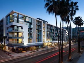 Marina Del Rey apartment for rent - the building in which the hotel is located