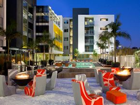 Marina Del Rey apartment for rent - a view of the pool at the grove resort and spa