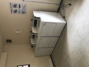 Mcveytown apartment for rent - A white air conditioning unit is on the wall.