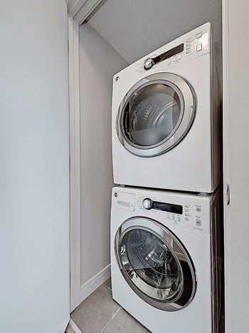 Convenient in-suite laundry