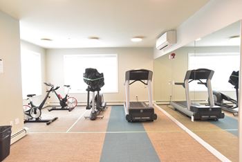 Aqua residential fitness centre cardio machines
