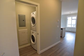 Aqua residential convenient in-suite laundry