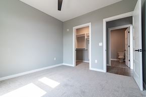 Kannapolis apartment for rent - an empty bedroom and bathroom in a new home
