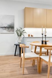 East Orange apartment for rent - A Dining Table at Hue Soul Apartments, New Jersey, 07018