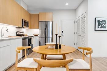 Well-lit kitchen