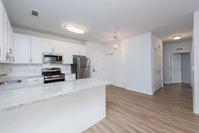 Carteret apartment for rent - Kitchen with white cabinets