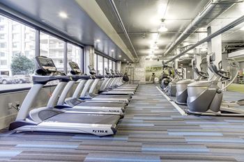 3,800 Square foot, 24-hour fitness center with cardio and free weights (no need for a gym membership!) 