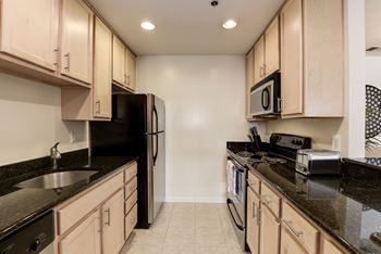 Maple european-style cabinetry