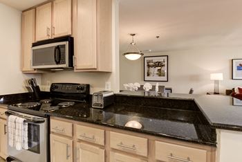 Maple european-style cabinetry