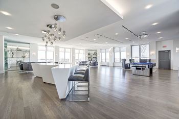 Beautifully remodeled penthouse club room 
