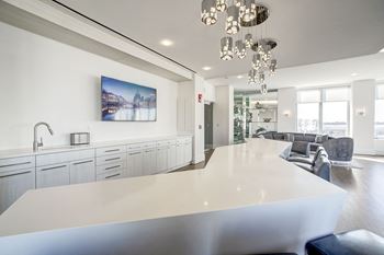 Beautifully remodeled penthouse club room 
