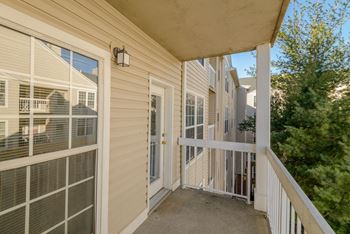 Large private balconies in all apartments 