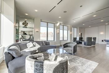 Beautifully remodeled penthouse club room 