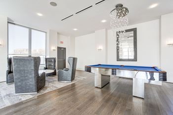 Beautifully remodeled penthouse club room 