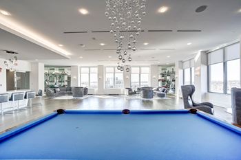 Beautifully remodeled penthouse club room 