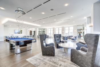 Beautifully remodeled penthouse club room 