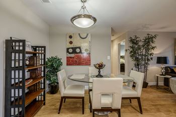 Separate dining area