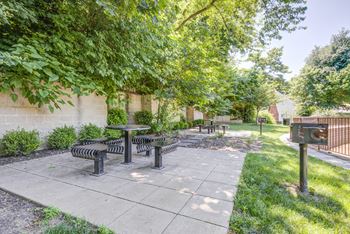 Outdoor bbq and picnic area