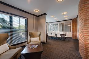 Lorton apartment for rent - Lofted Business Center with Conference Table at The Cosmopolitan at Lorton Station, Virginia