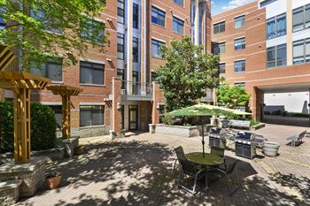 Situated in a peaceful corner of the vibrant heart of national landing 