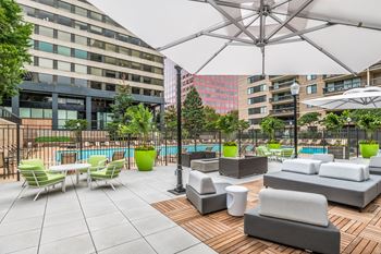 Pool cabana & outdoor entertainment bar