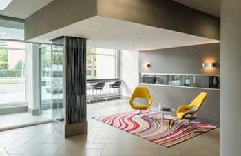 Stylish communal seating & work from home areas 