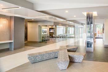 Stylish communal seating & work from home areas tal flats apartments