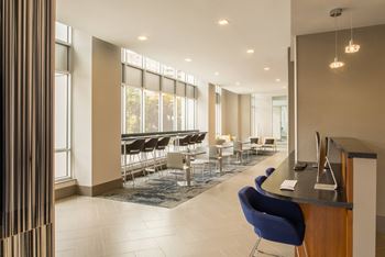 Stylish communal seating & work from home areas 