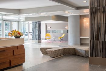 Stylish communal seating & work from home areas 