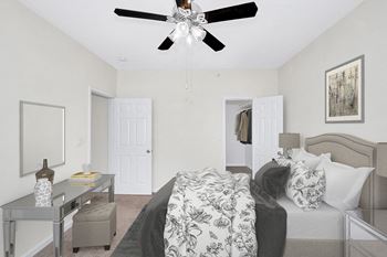 Spacious bedroom