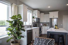 Minnetonka apartment for rent - Kitchen with white cabinets