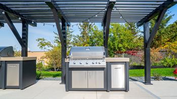 Outdoor grill and kitchen stations