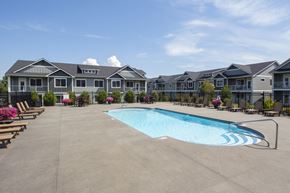 Spokane Valley townhouse for rent - take a dip in our resort style swimming pool at The Brix Apartments, Washington