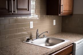 Spokane apartment for rent - Renovated Bathrooms With Quartz Counters at Railhead Apartments, Spokane, WA, 99202
