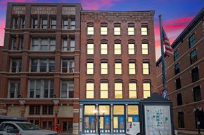 St. Louis apartment for rent - A building with a sign that says Old Spices.