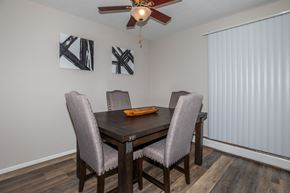 Parma apartment for rent - this is a photo of the dining room in a 2 bedroom apartment at deer hill apartments in