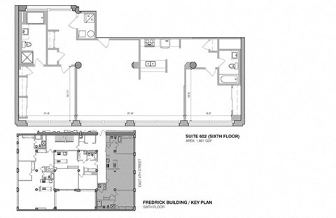Floor plan for 2 beds, 2 baths, 1576 sqft