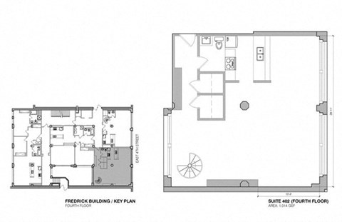 Floor plan for 2 beds, 2.5 baths, 1641 sqft
