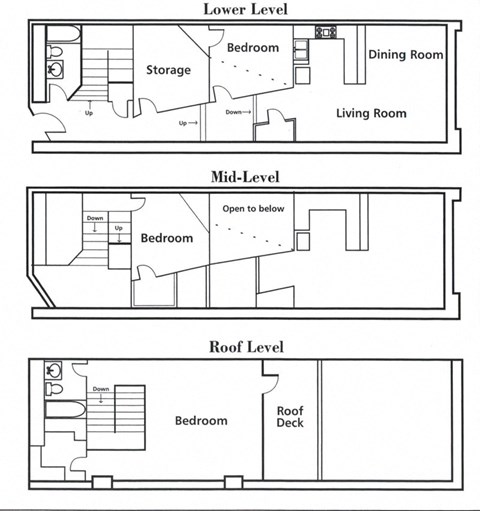 Floor plan for 2 beds, 2 baths, 1427 sqft