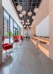 Cleveland apartment for rent - Co-working area at TREO Apartments in Tremont Ohio