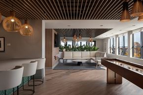 Cleveland apartment for rent - A modern dining area at The Park Apartments, Cleveland