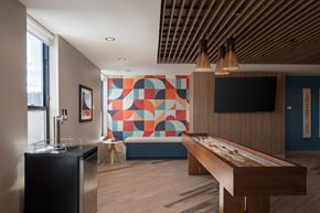 Cleveland apartment for rent - A room with a pool table and a bar at The Park Apartments, Cleveland 44113