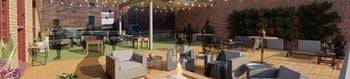Community rooftop patio